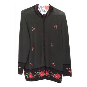 Christmas holly sweater